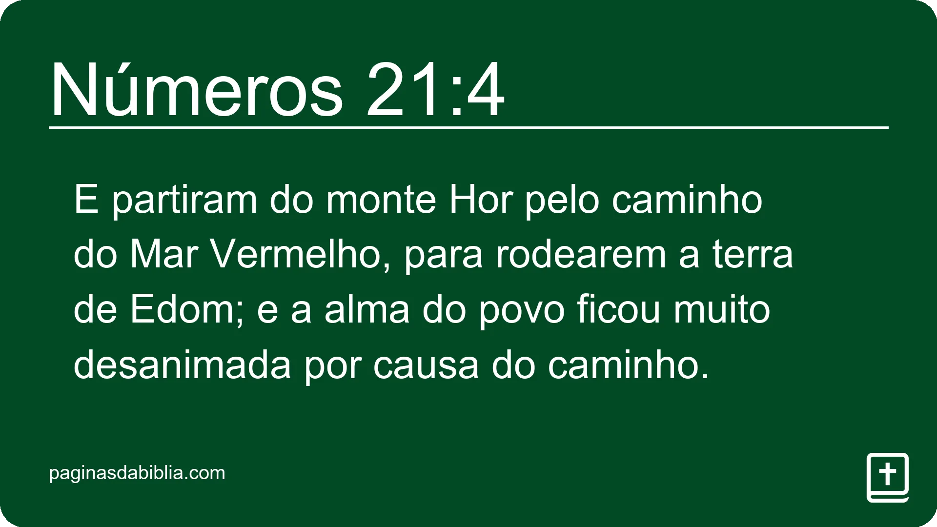 Números 21:4