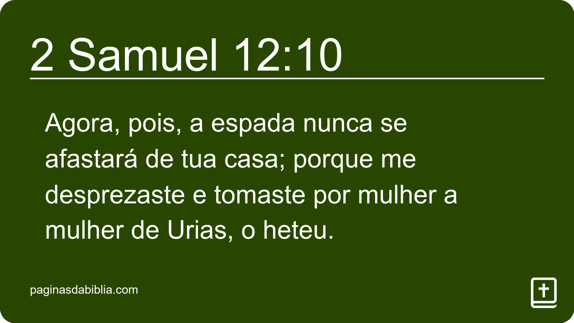 2 Samuel 12:10