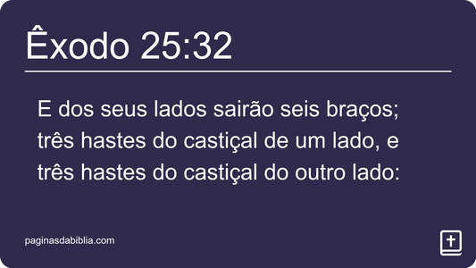 Êxodo 25:32