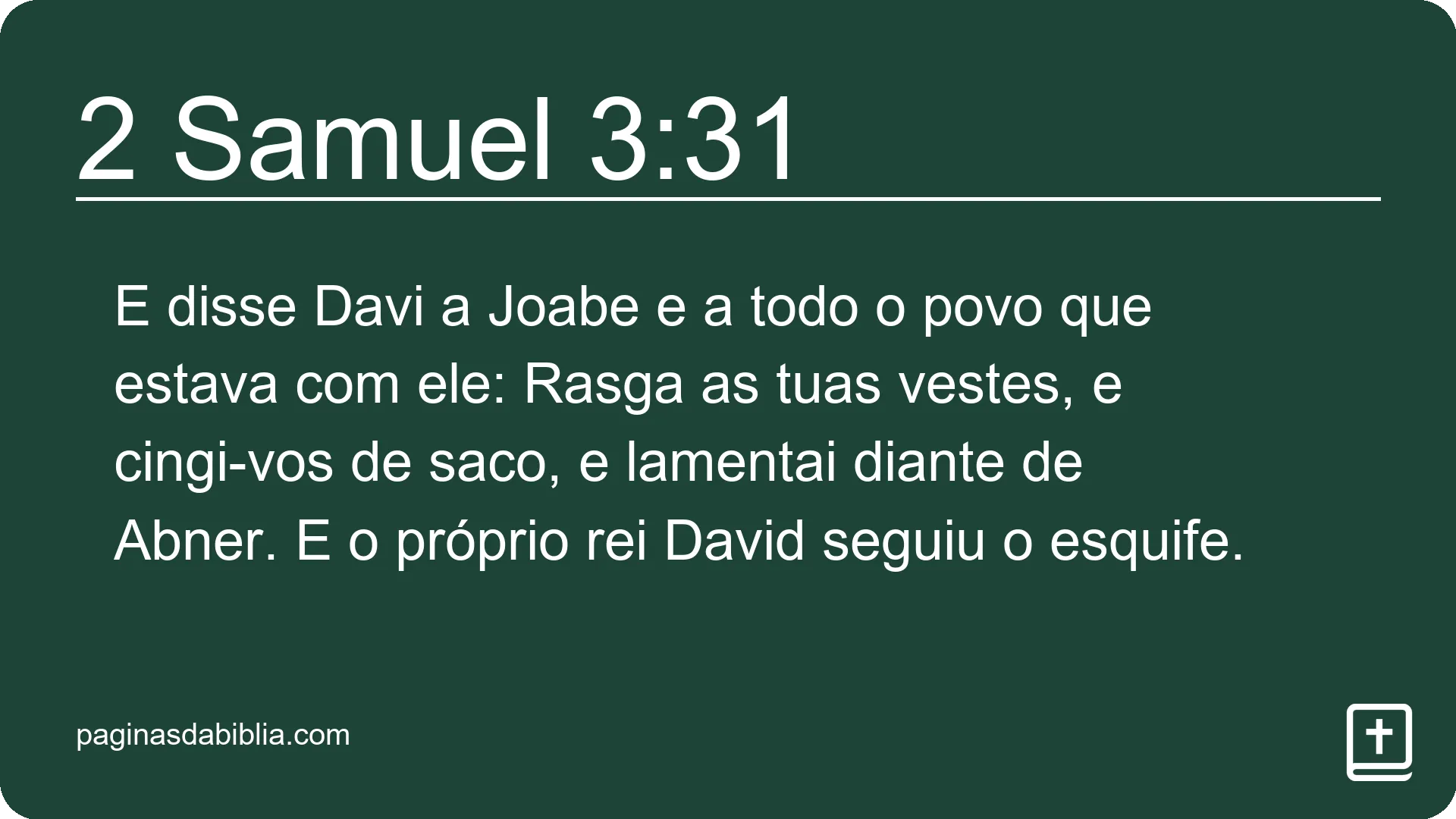 2 Samuel 3:31