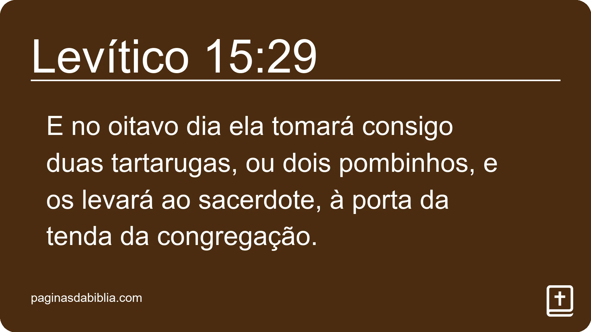 Levítico 15:29