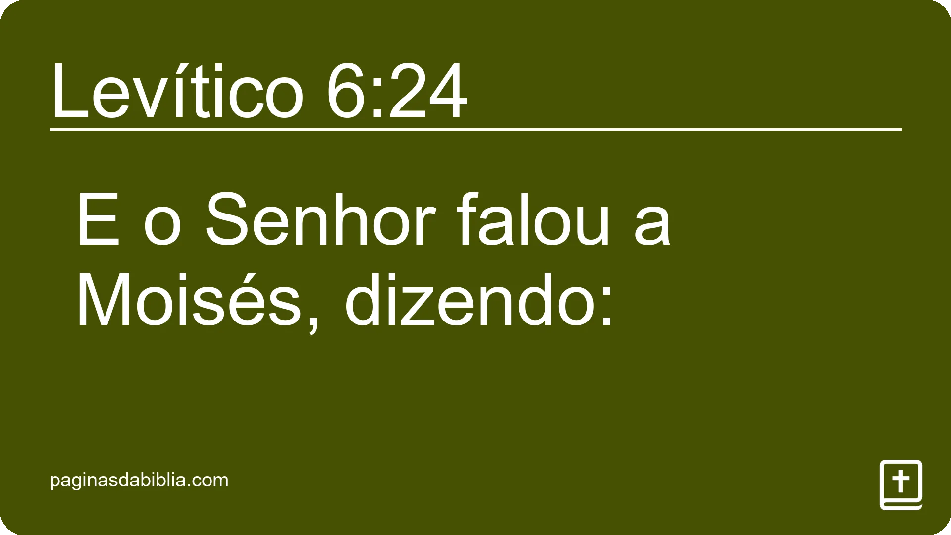 Levítico 6:24