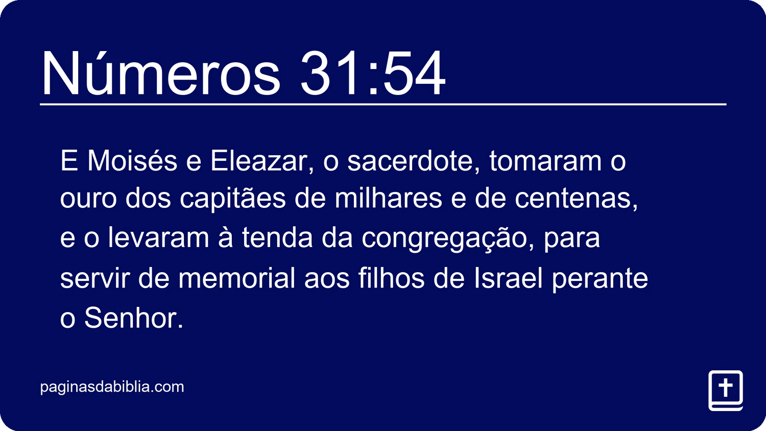 Números 31:54