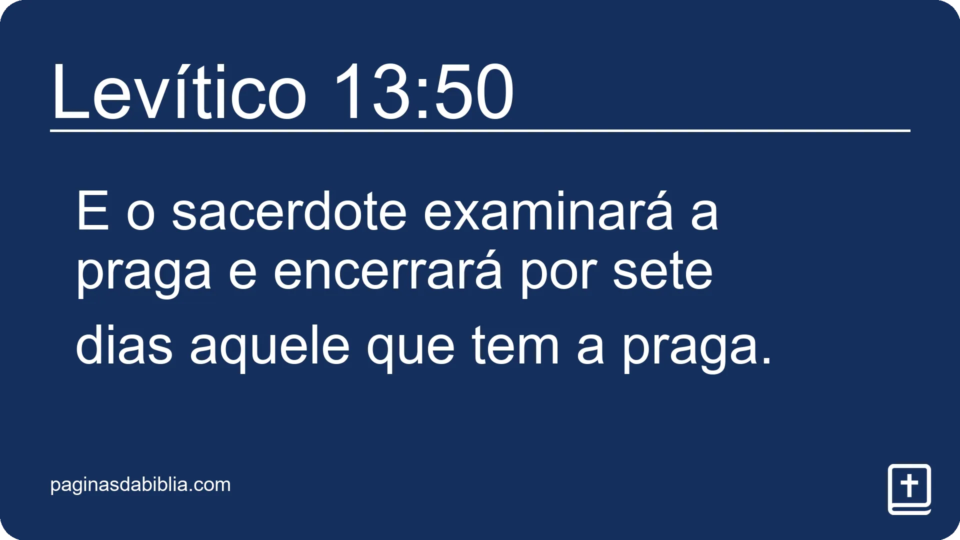 Levítico 13:50