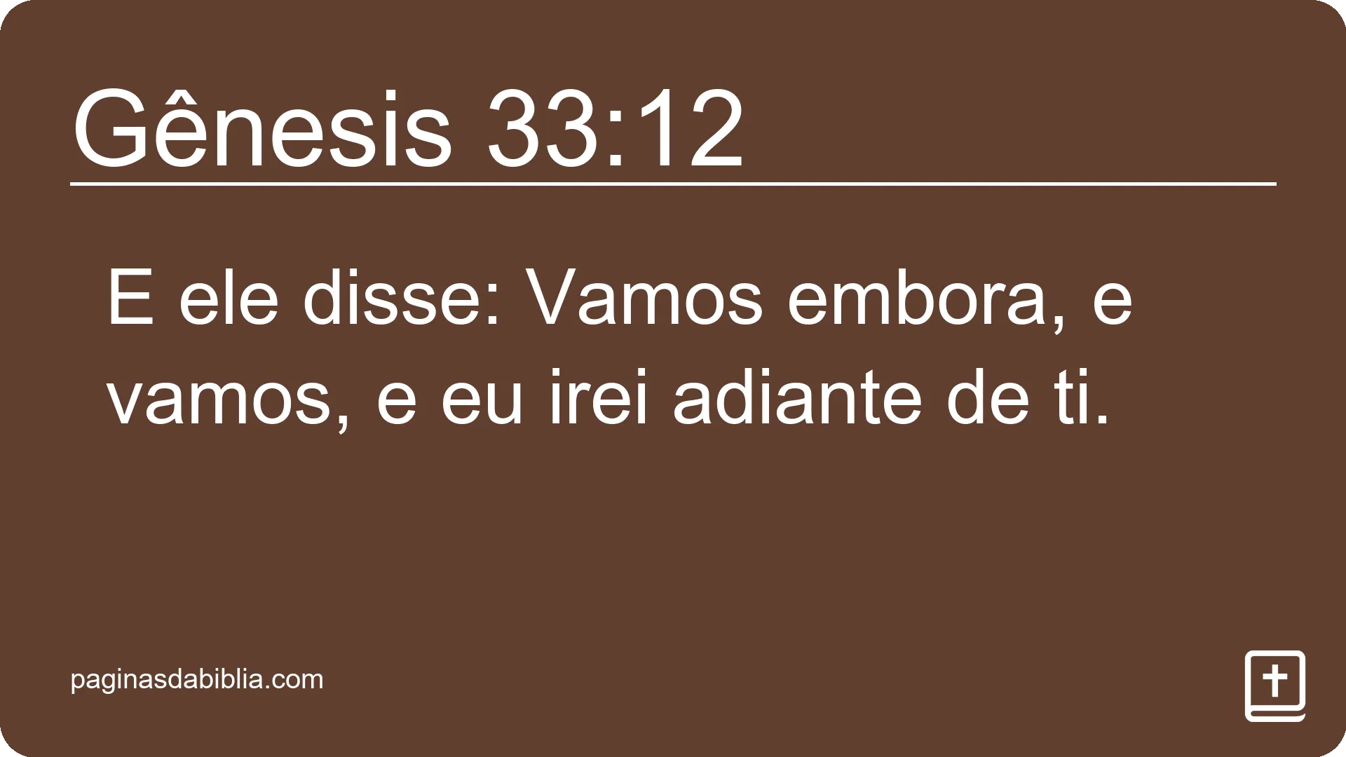 Gênesis 33:12