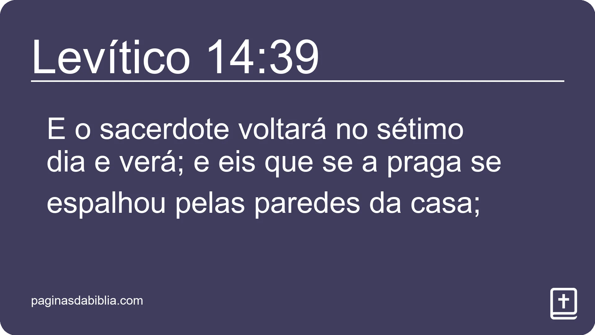 Levítico 14:39