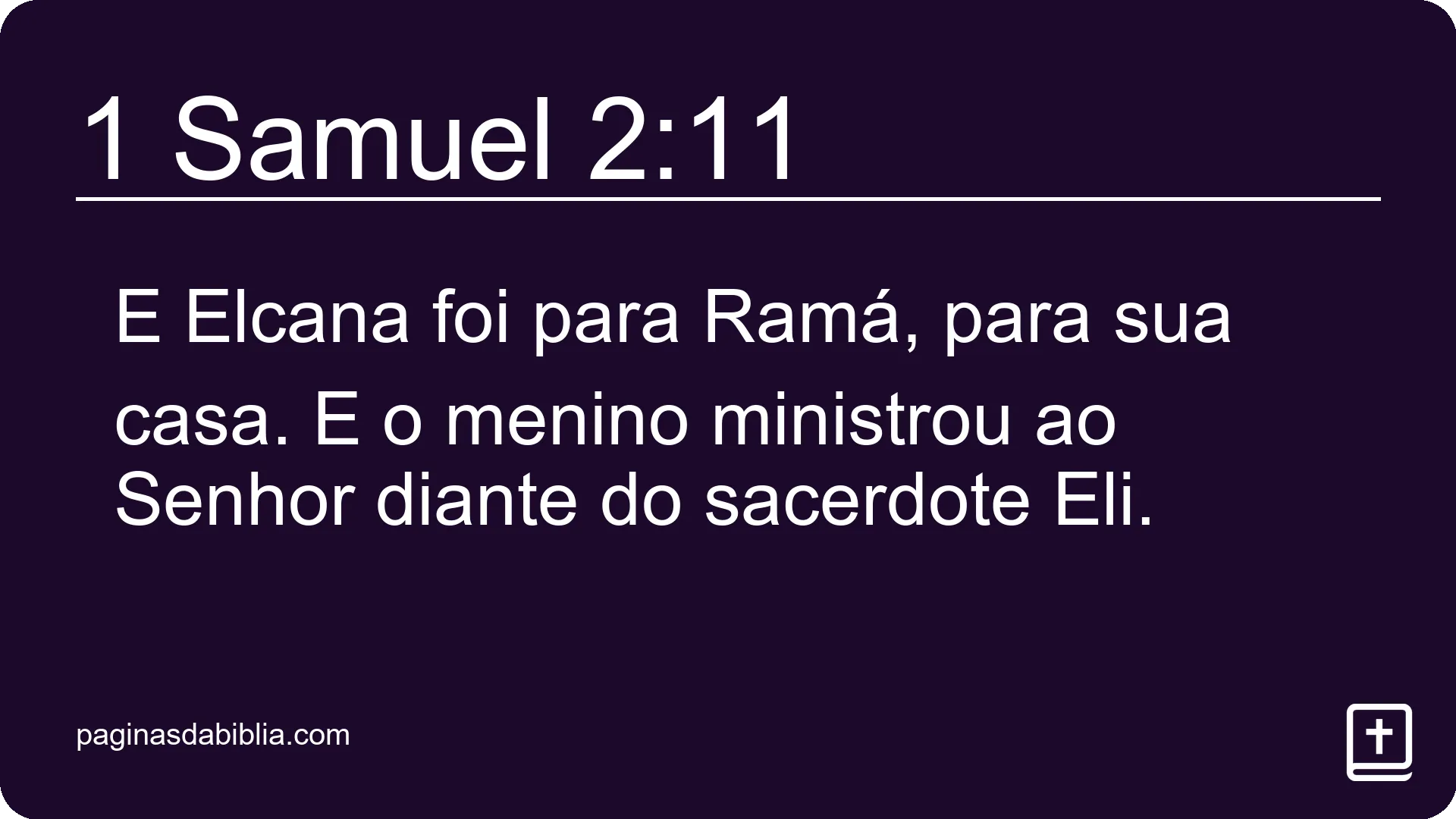 1 Samuel 2:11