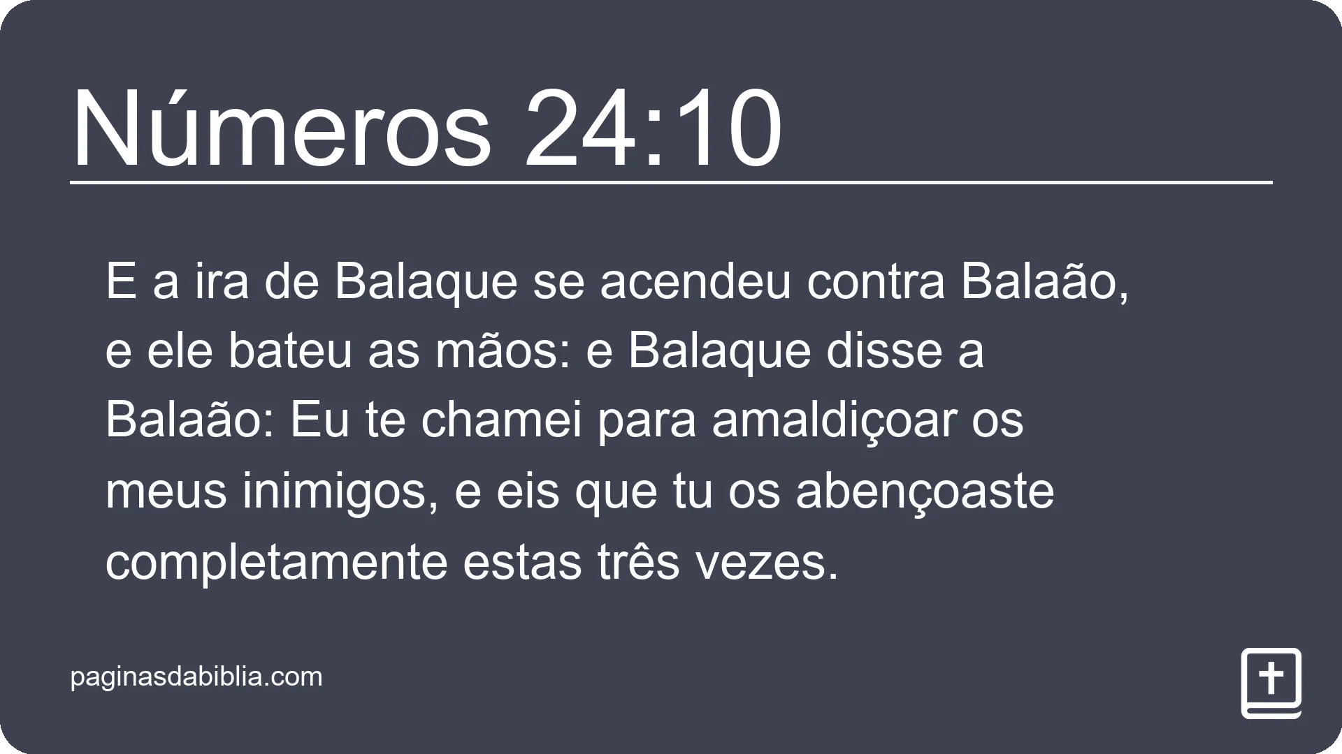 Números 24:10