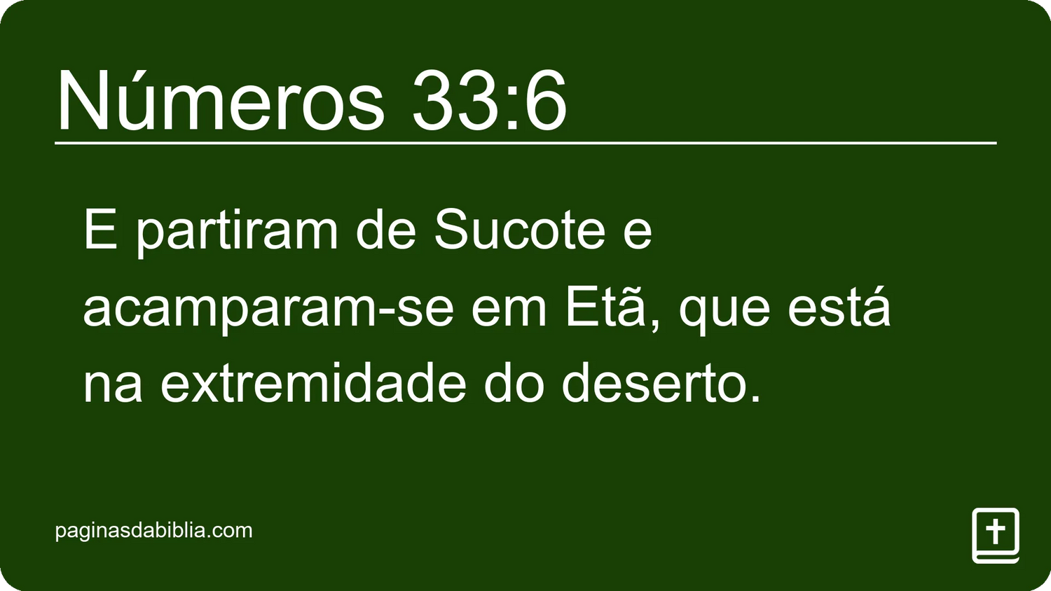 Números 33:6