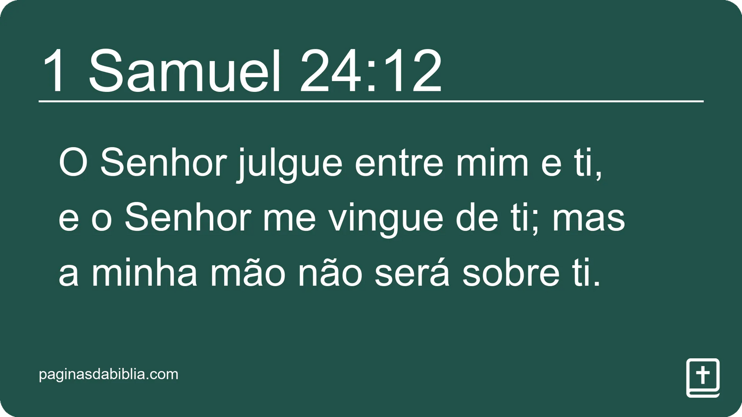 1 Samuel 24:12