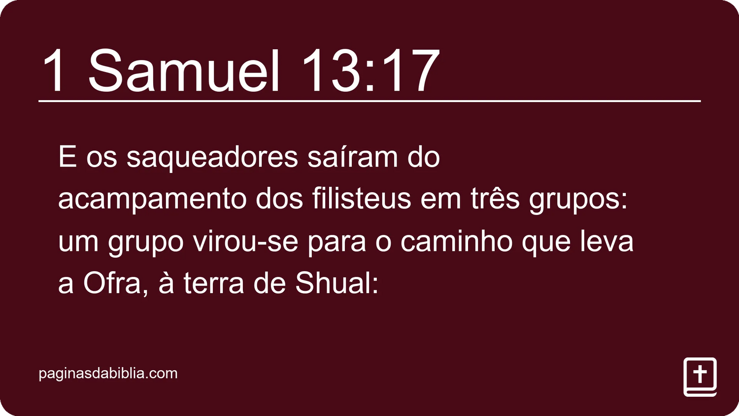 1 Samuel 13:17