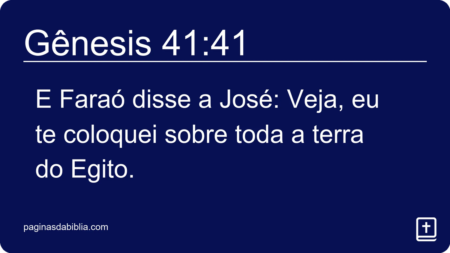 Gênesis 41:41