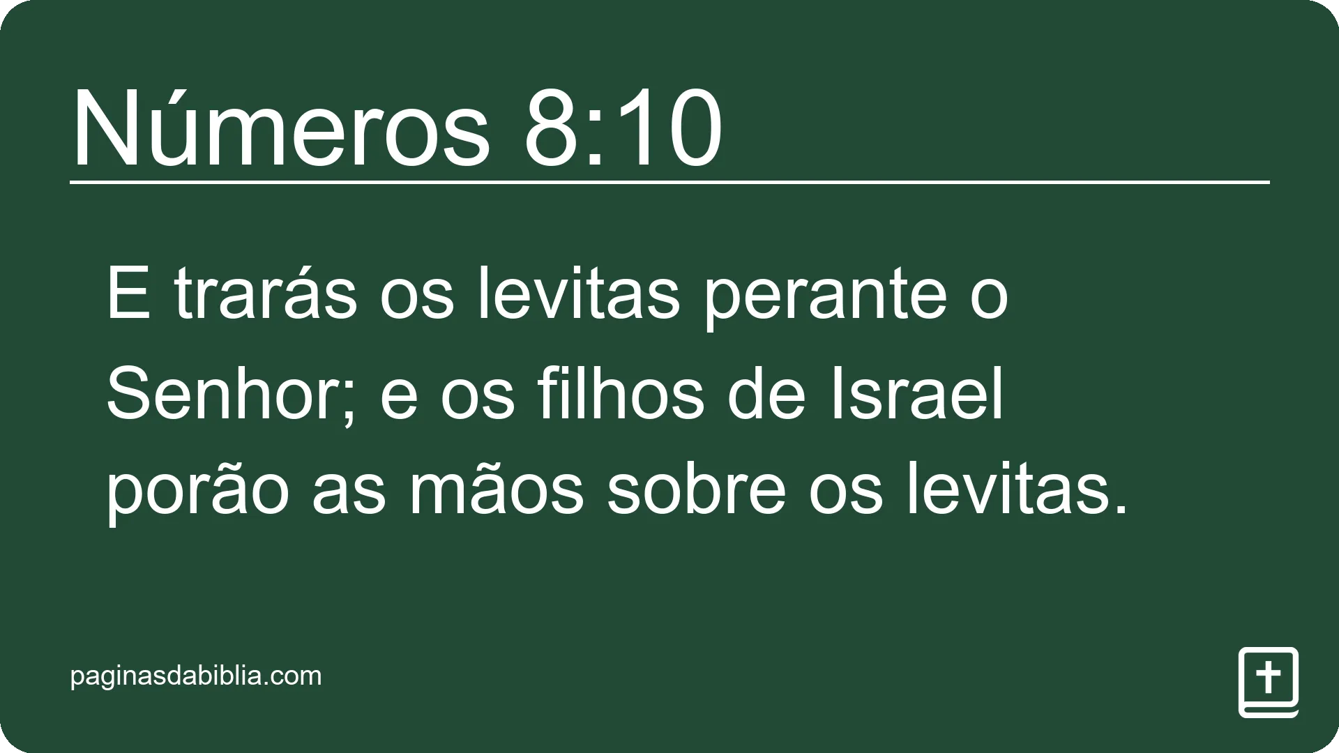 Números 8:10