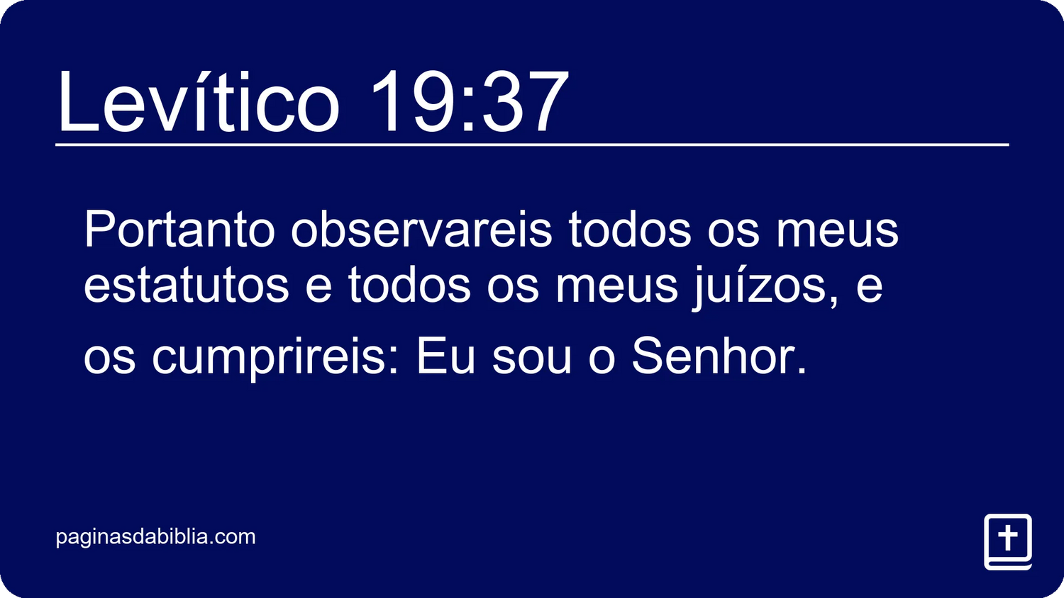 Levítico 19:37