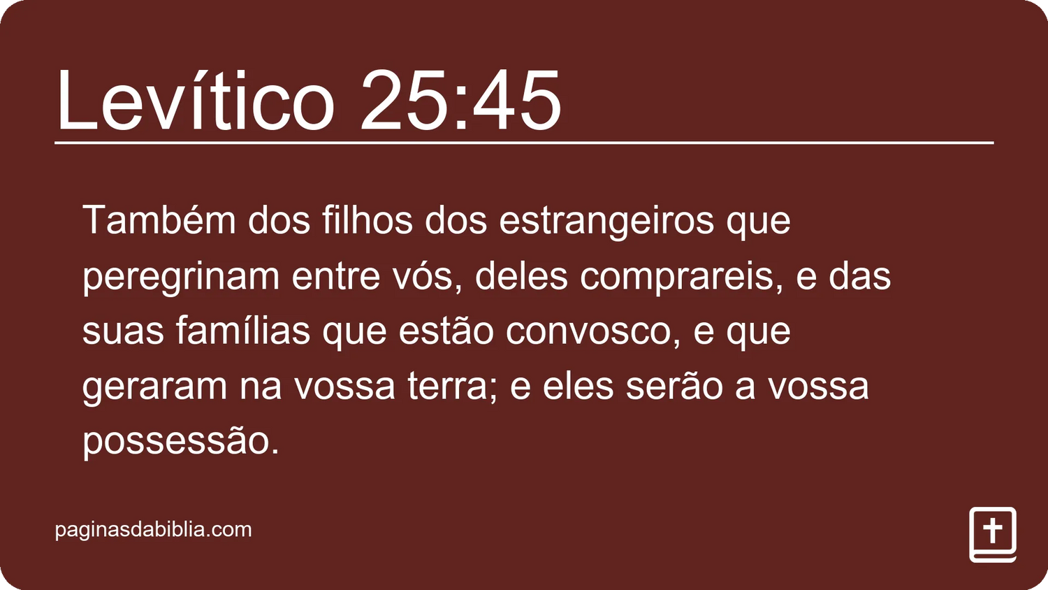 Levítico 25:45