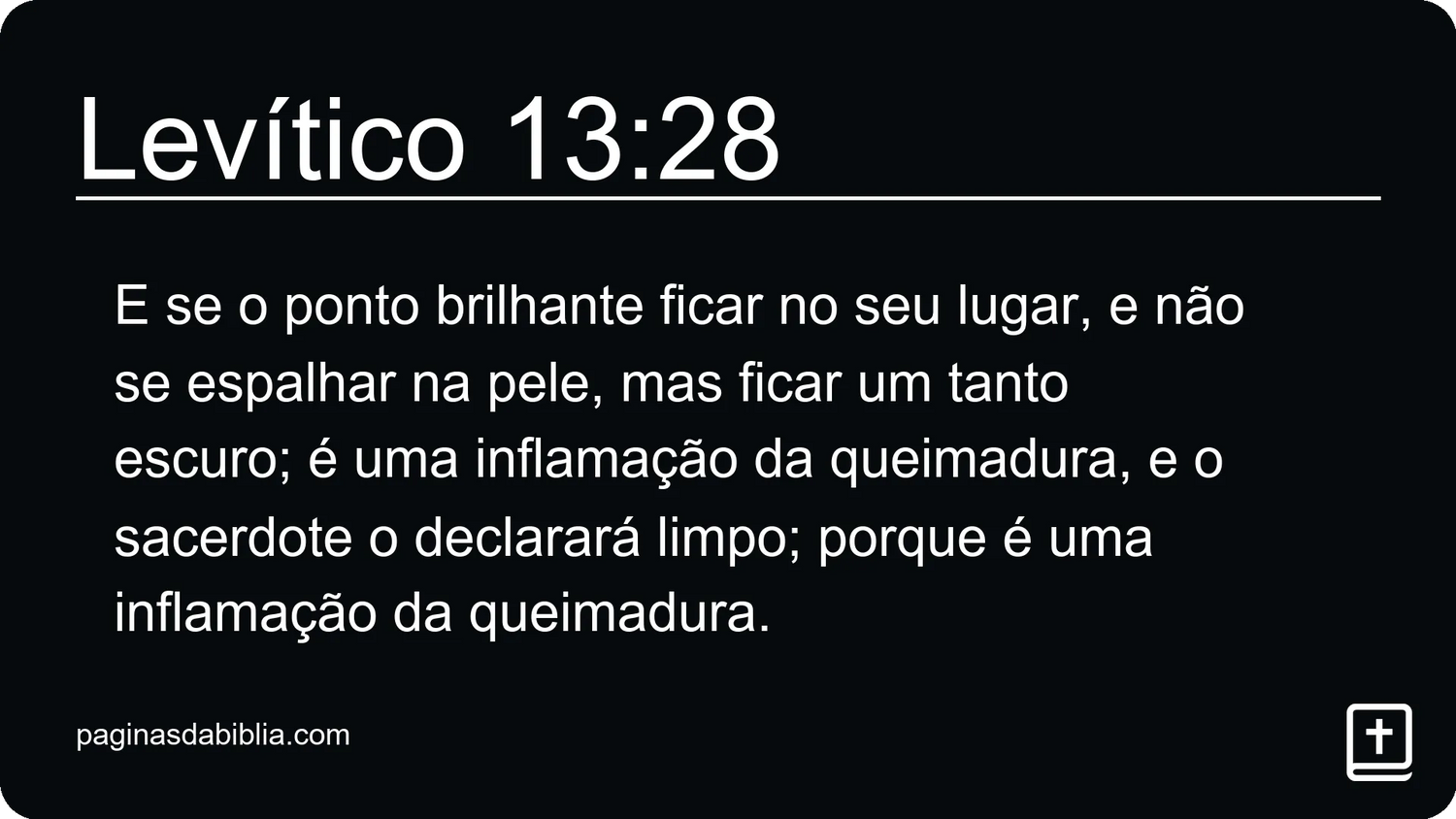 Levítico 13:28