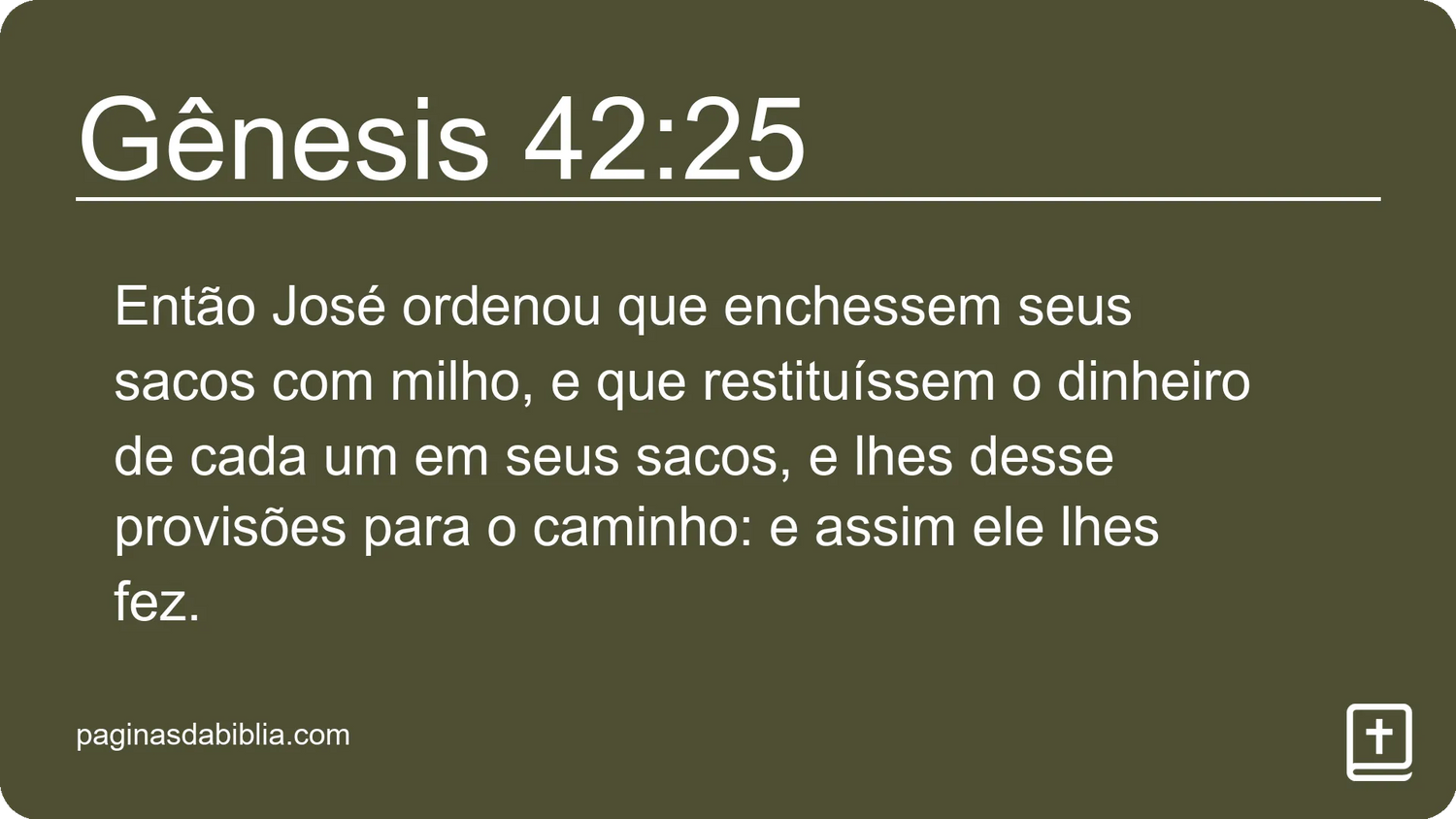 Gênesis 42:25