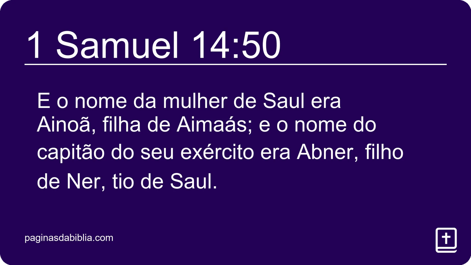 1 Samuel 14:50