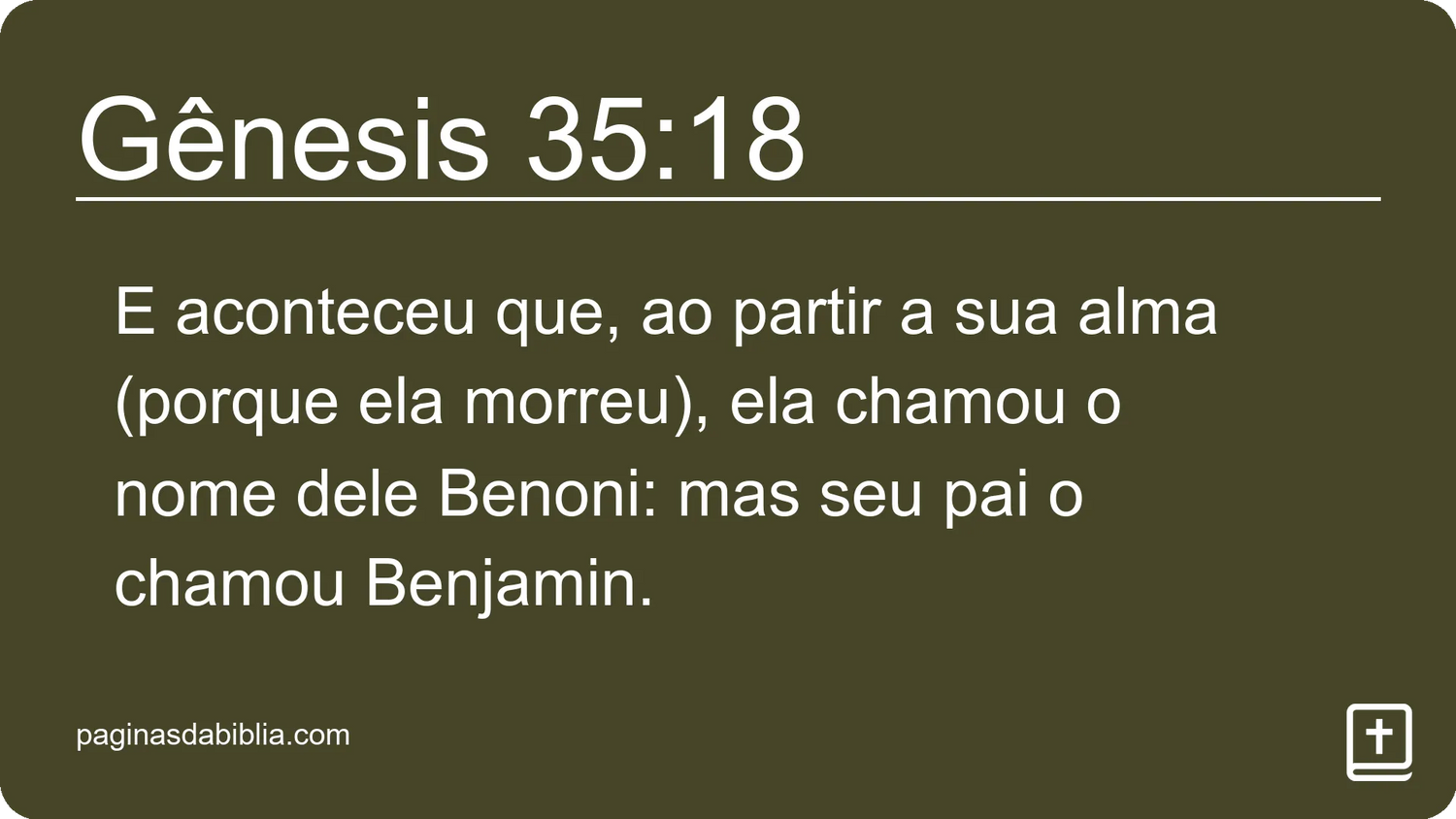 Gênesis 35:18