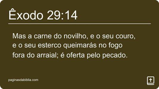 Êxodo 29:14