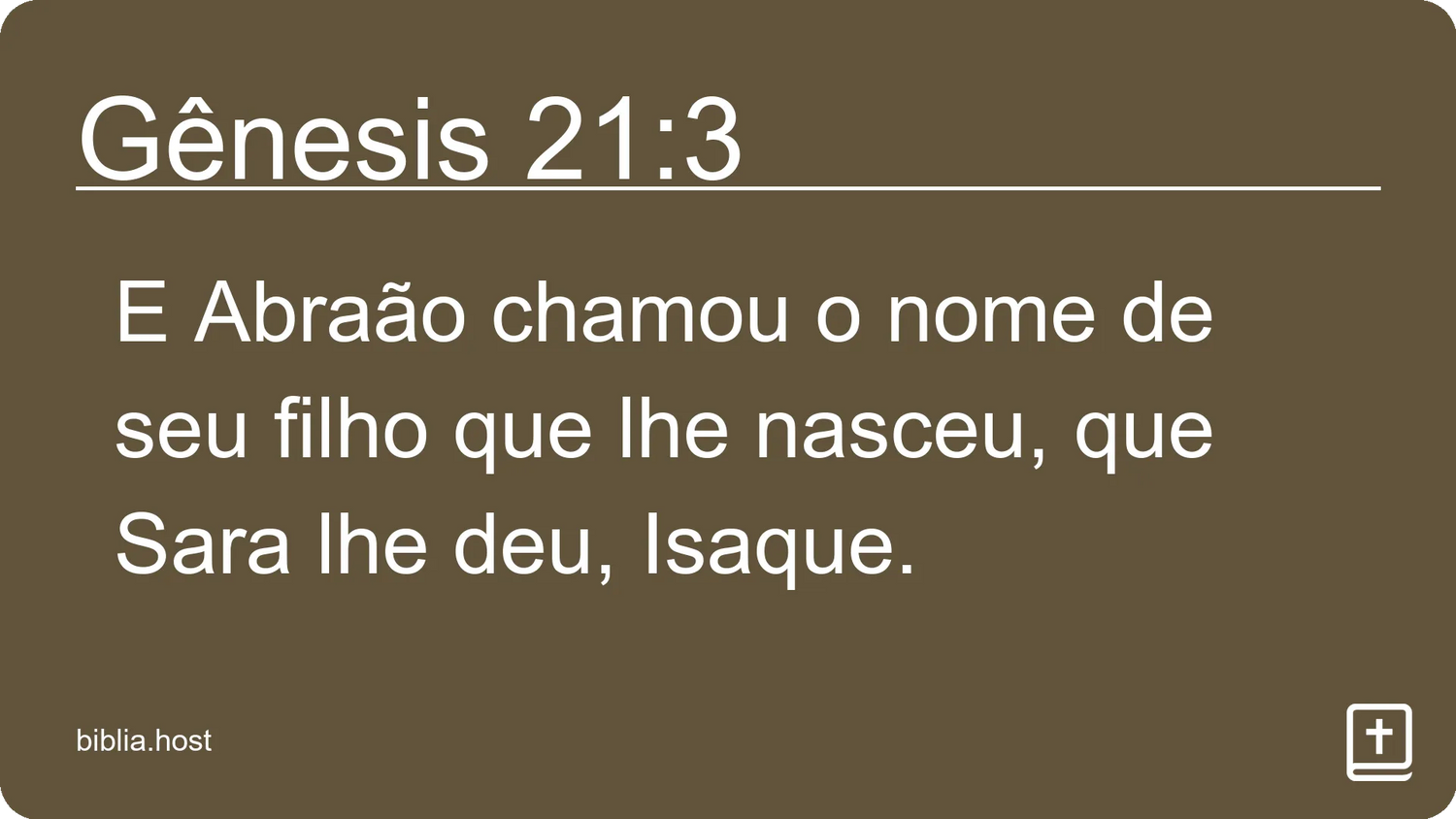 Gênesis 21:3