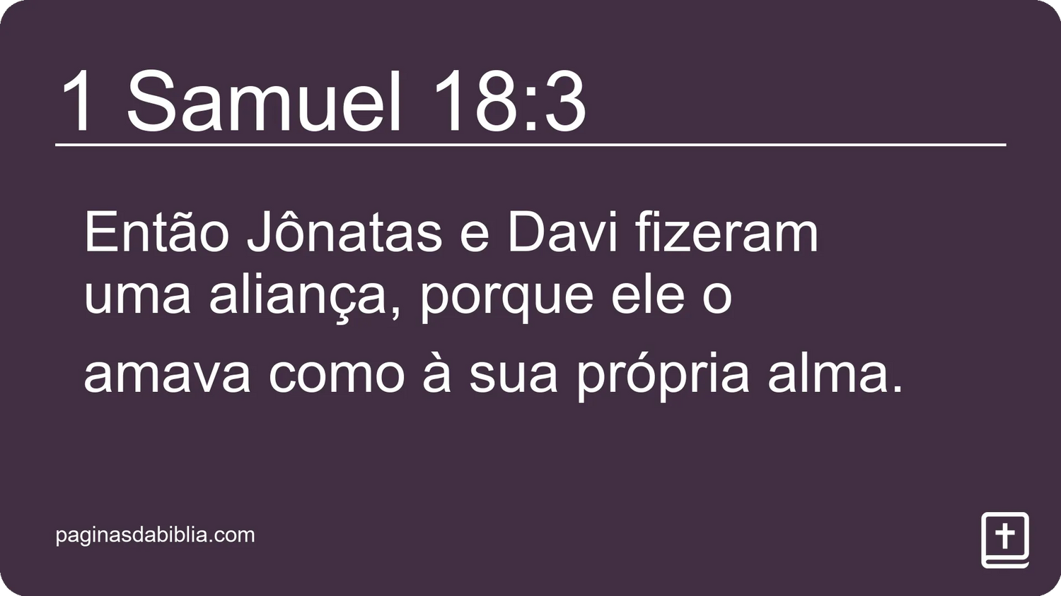 1 Samuel 18:3