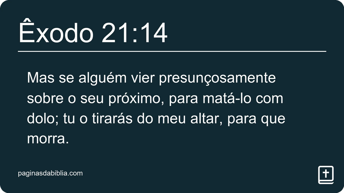 Êxodo 21:14