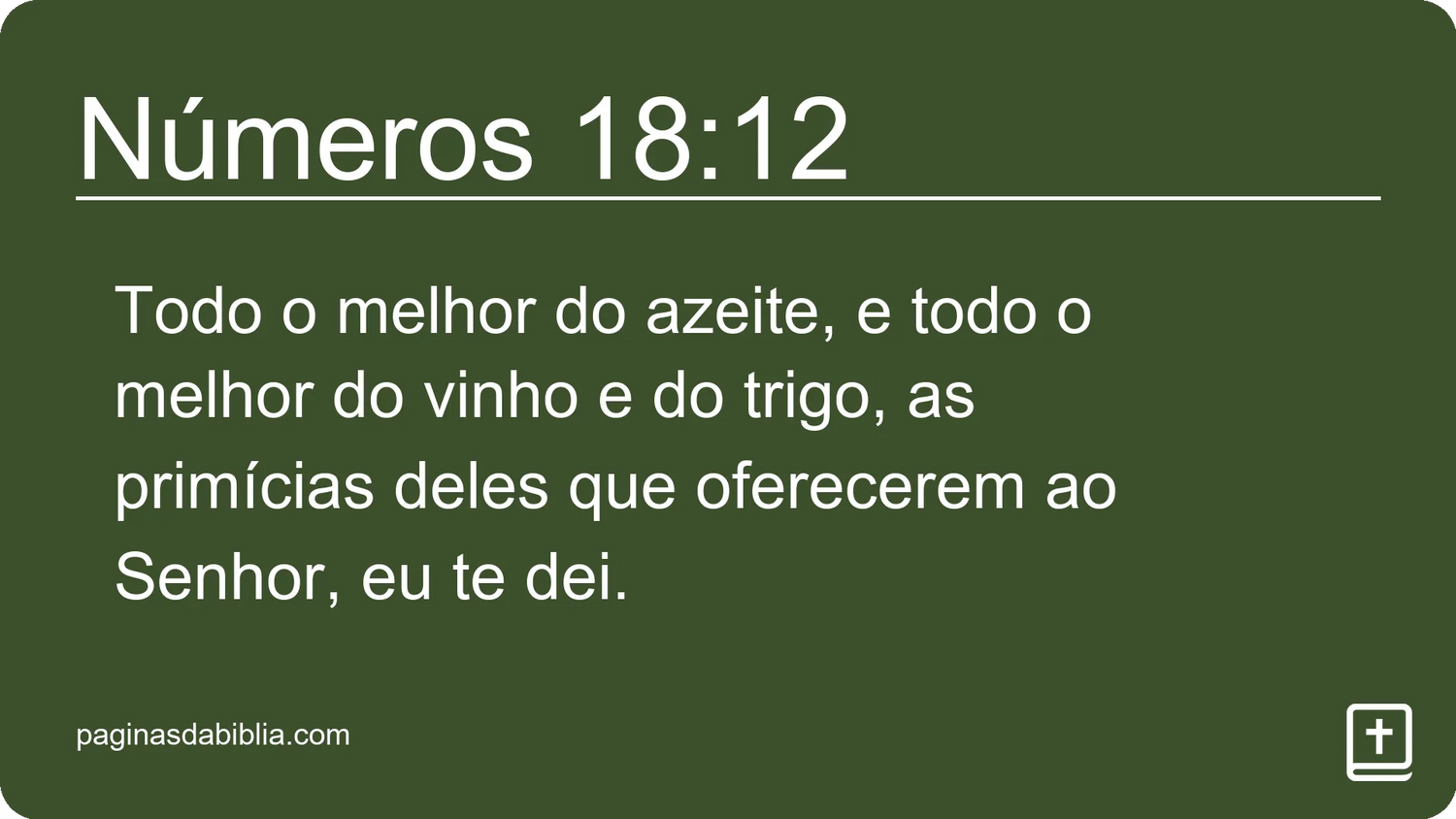 Números 18:12