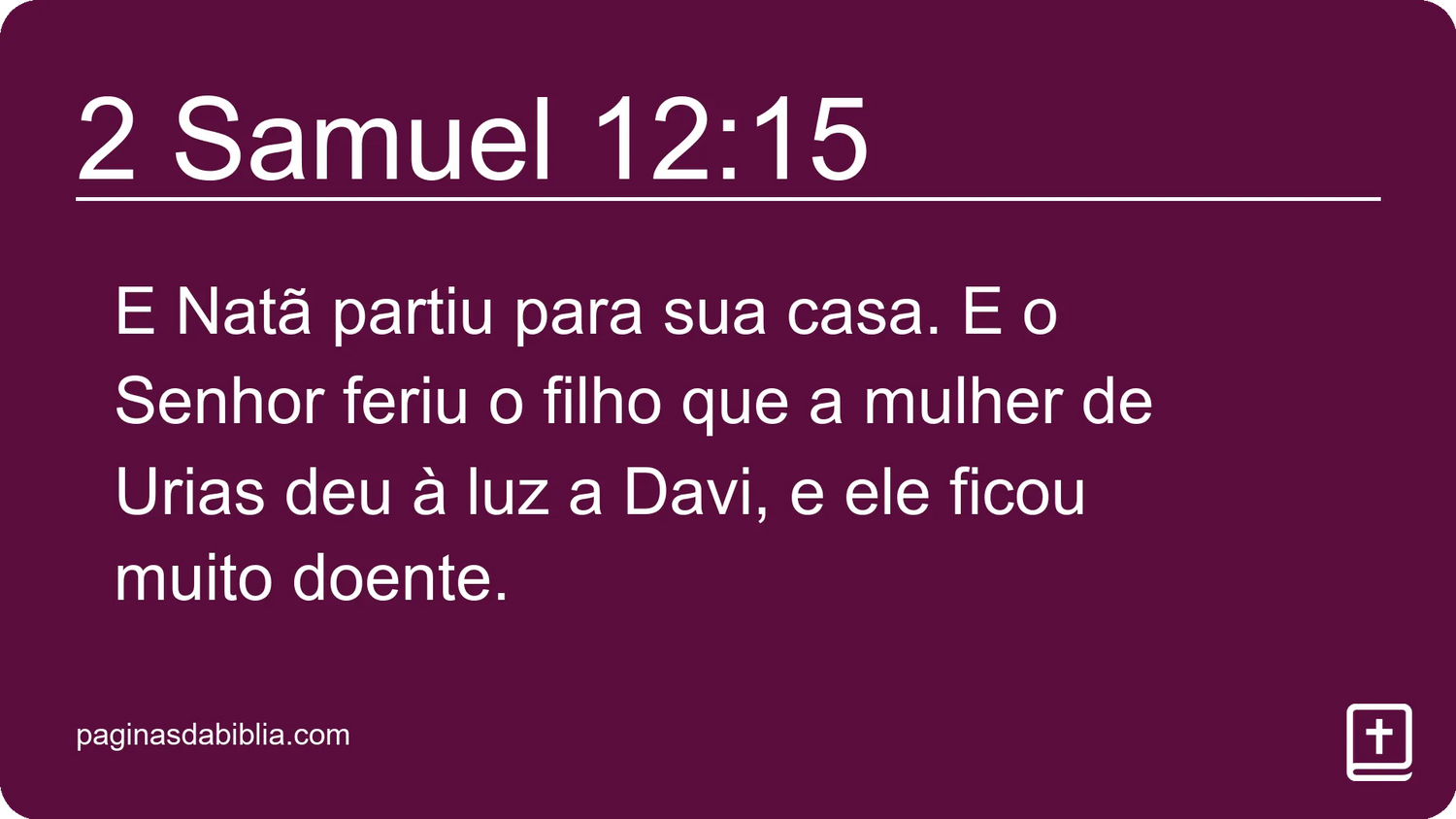 2 Samuel 12:15