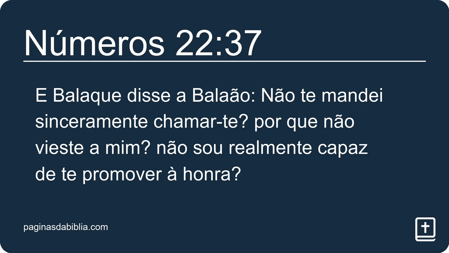 Números 22:37