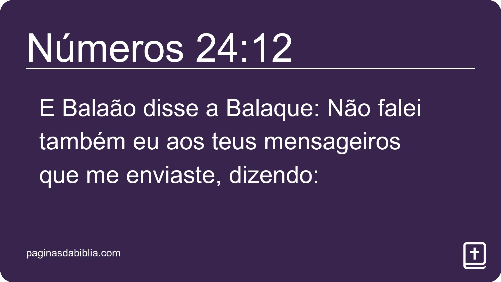 Números 24:12