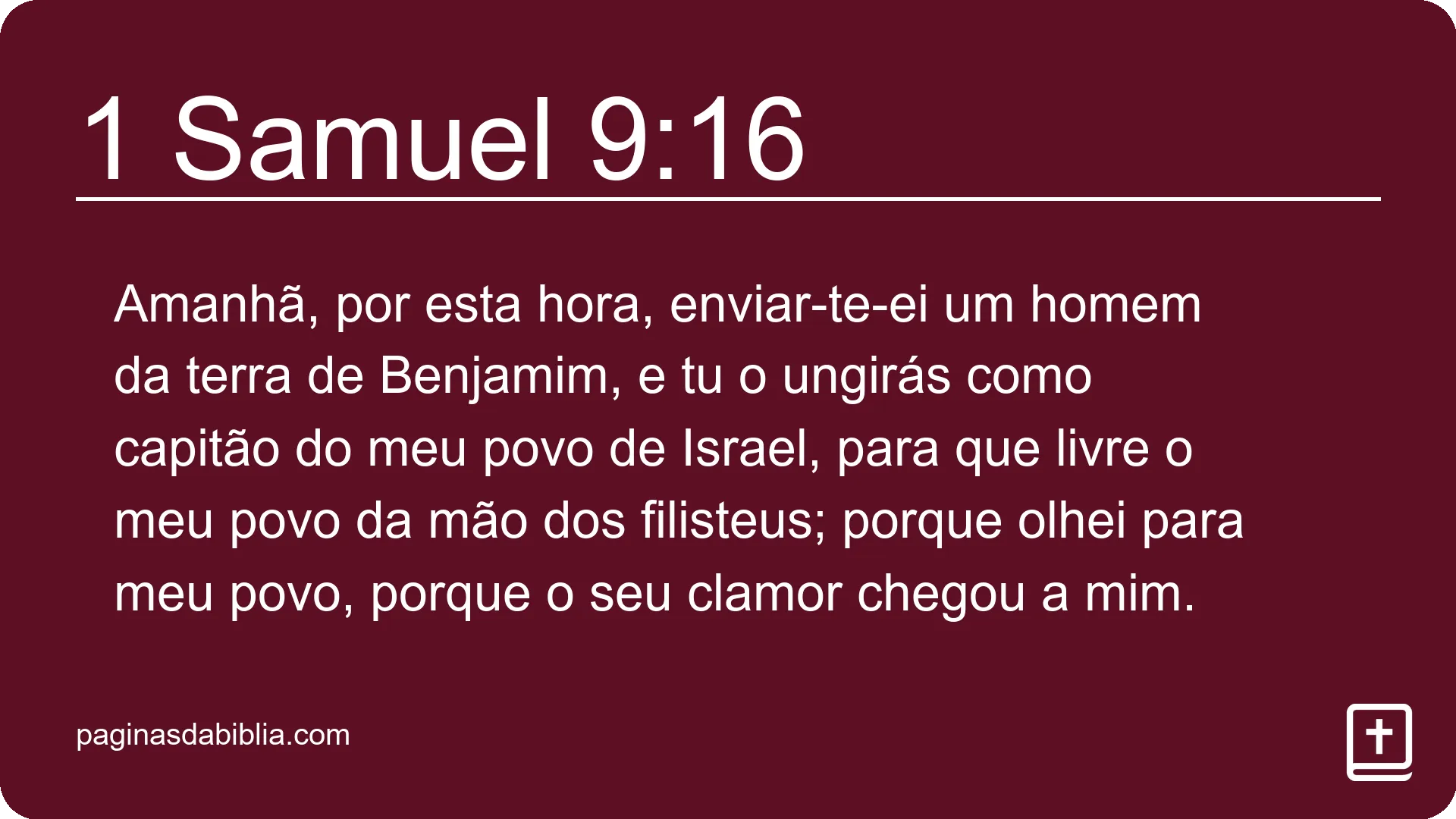 1 Samuel 9:16