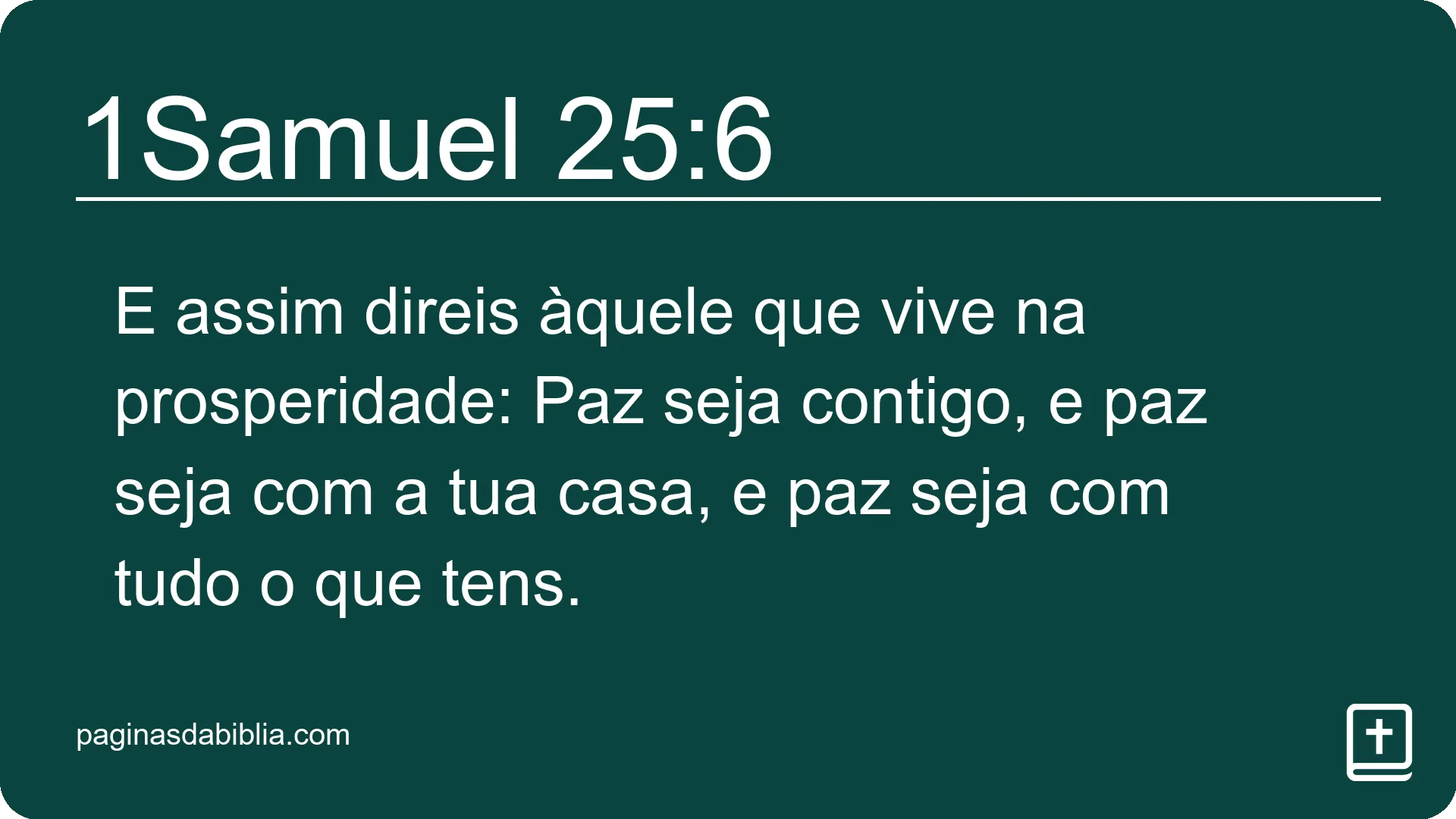 1Samuel 25:6