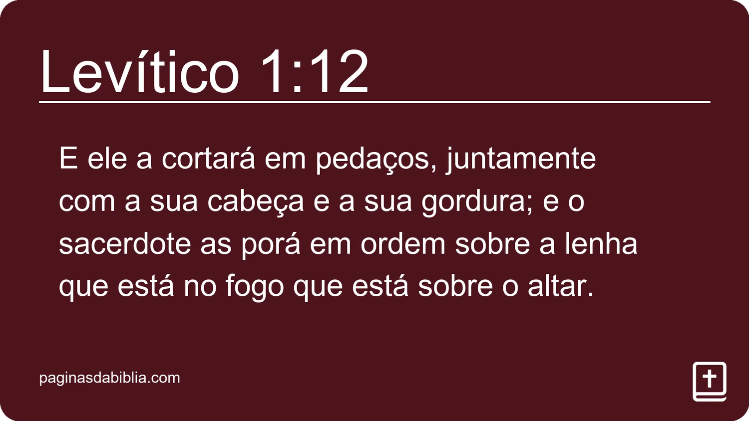 Levítico 1:12