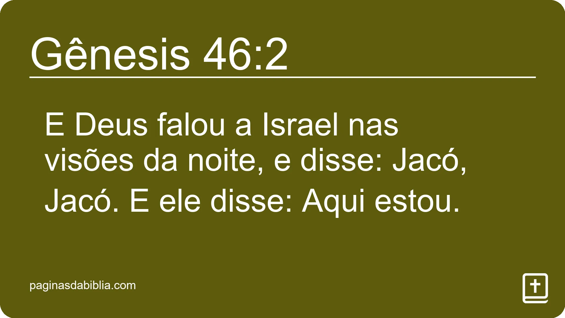 Gênesis 46:2