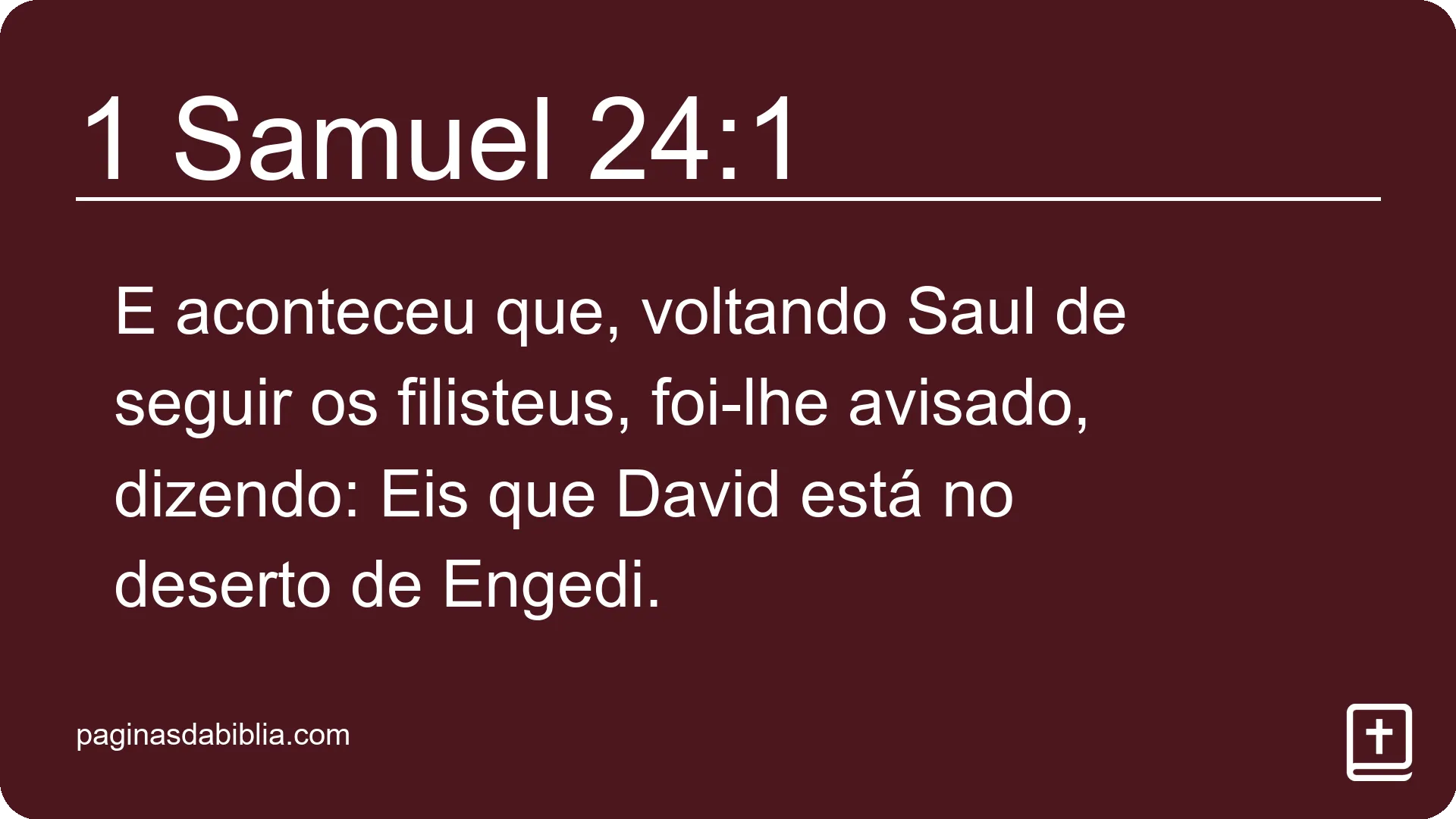 1 Samuel 24:1