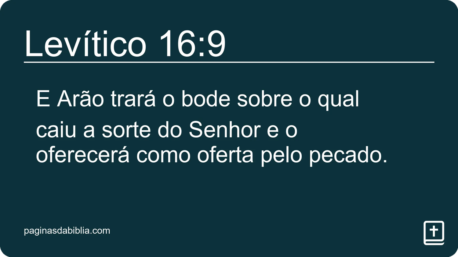 Levítico 16:9