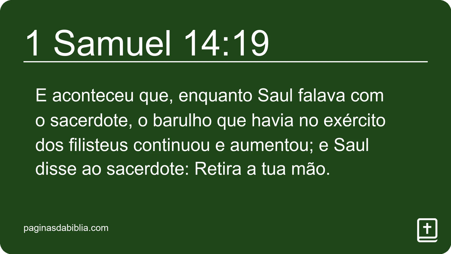 1 Samuel 14:19