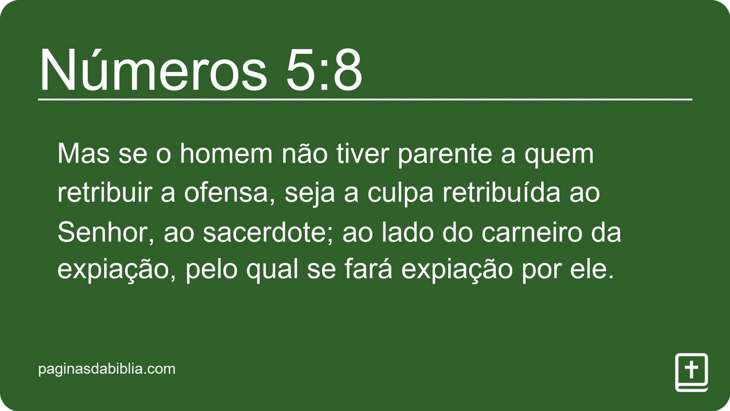 Números 5:8