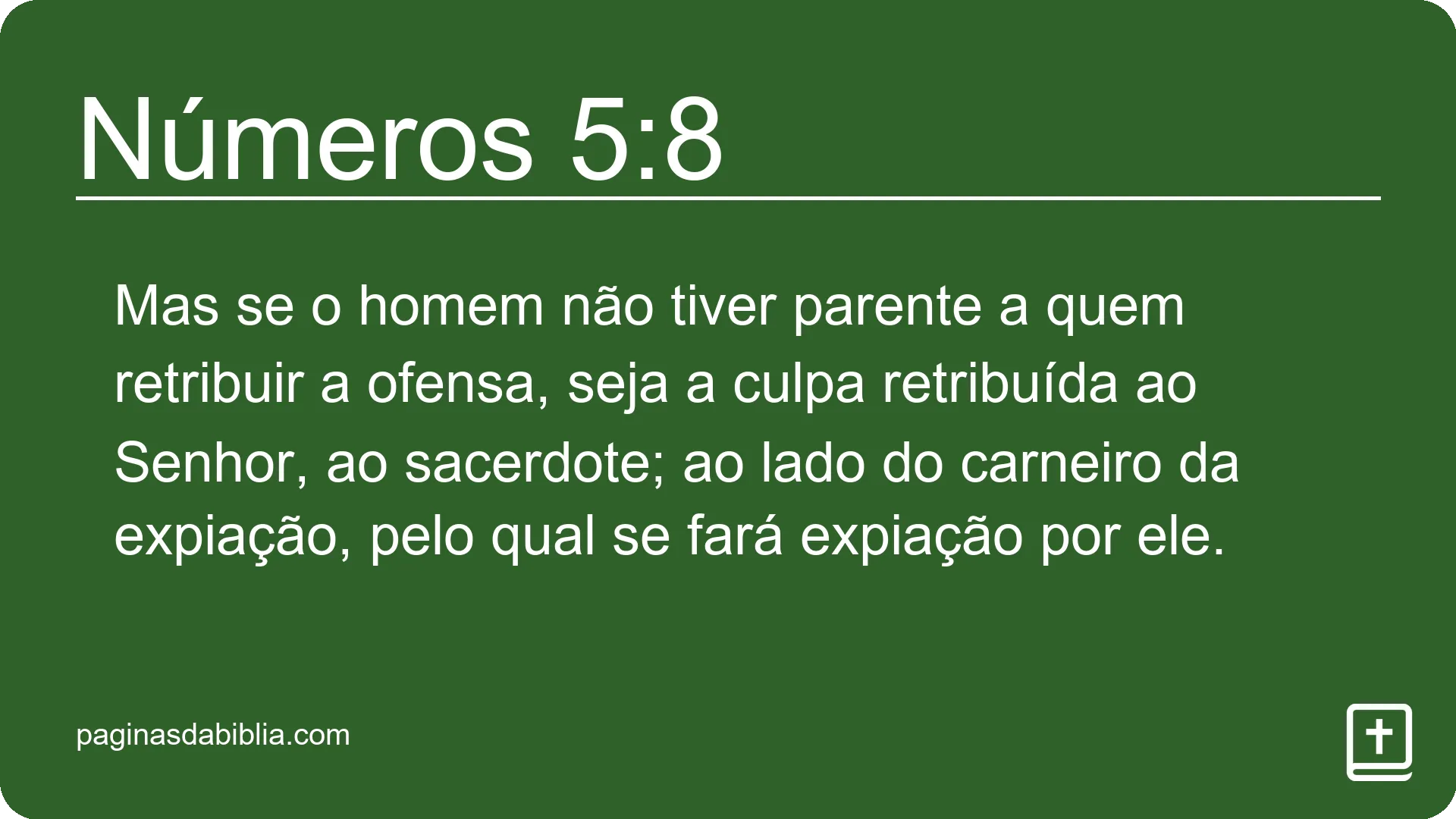 Números 5:8