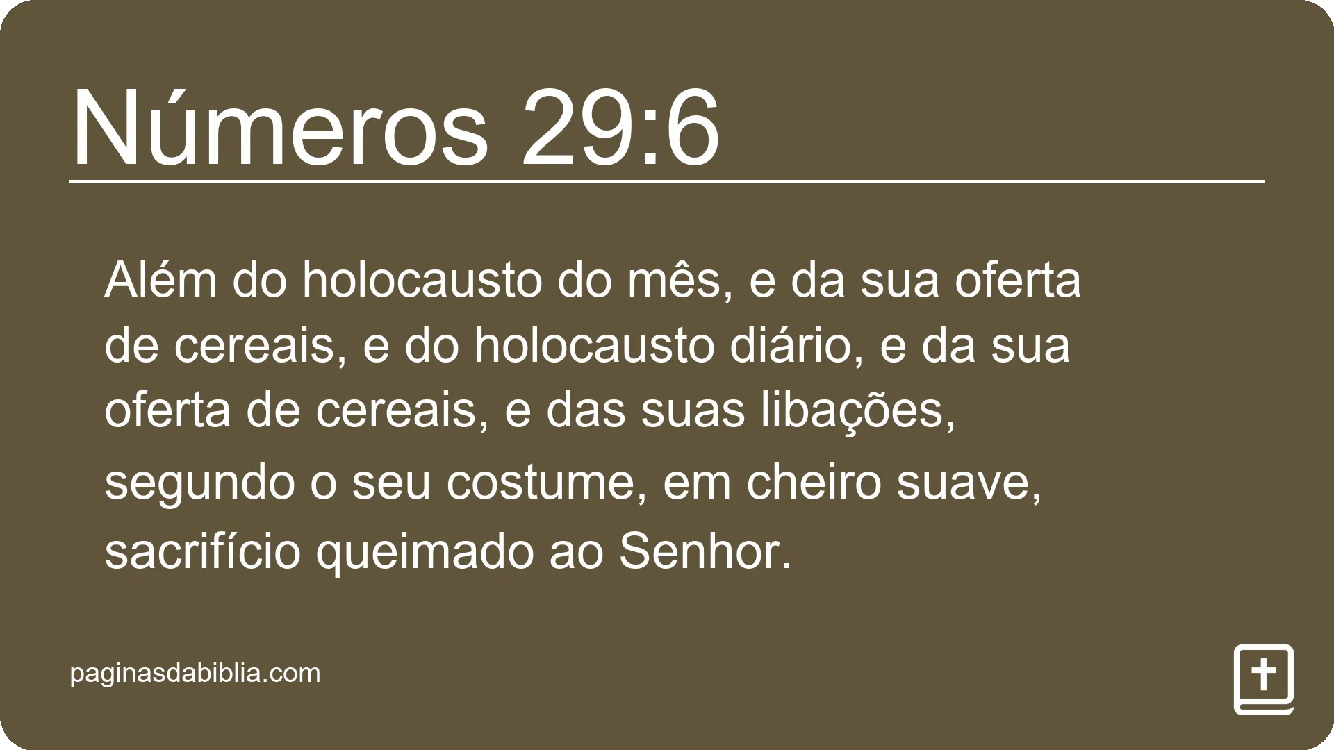 Números 29:6