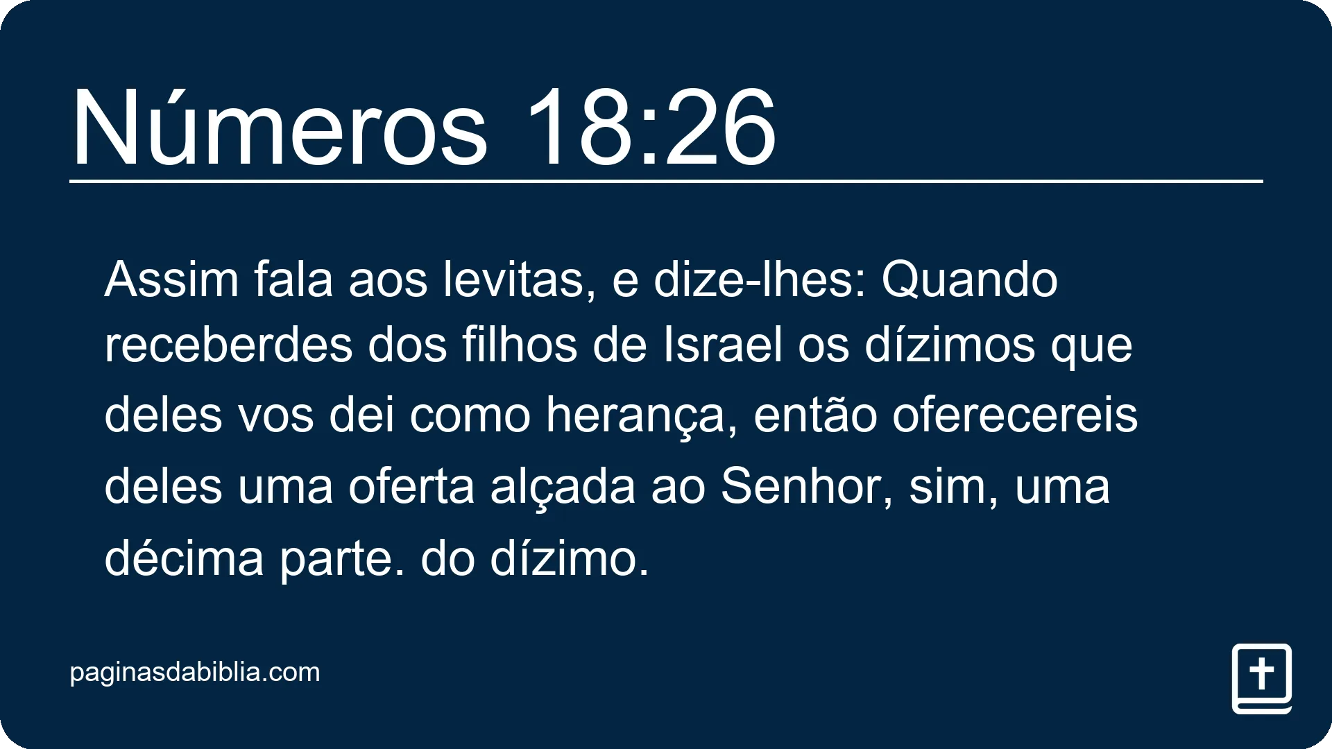 Números 18:26