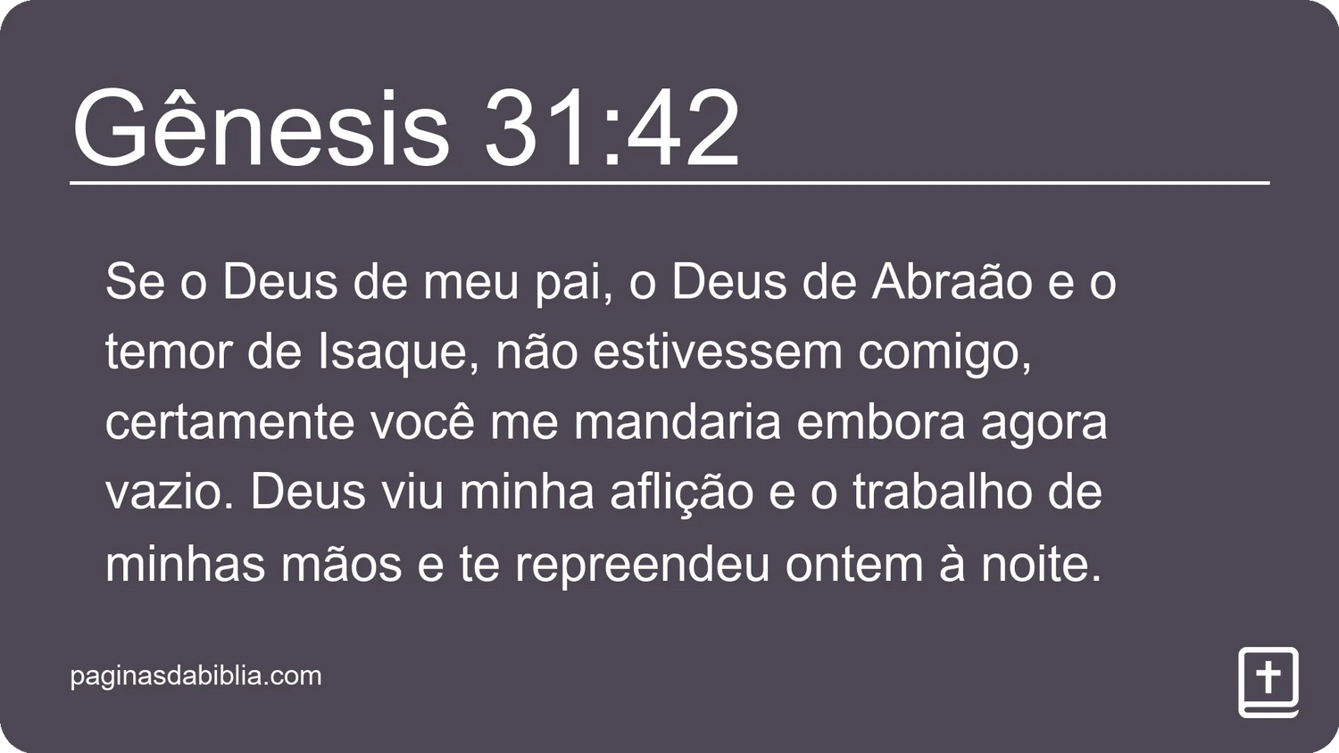 Gênesis 31:42