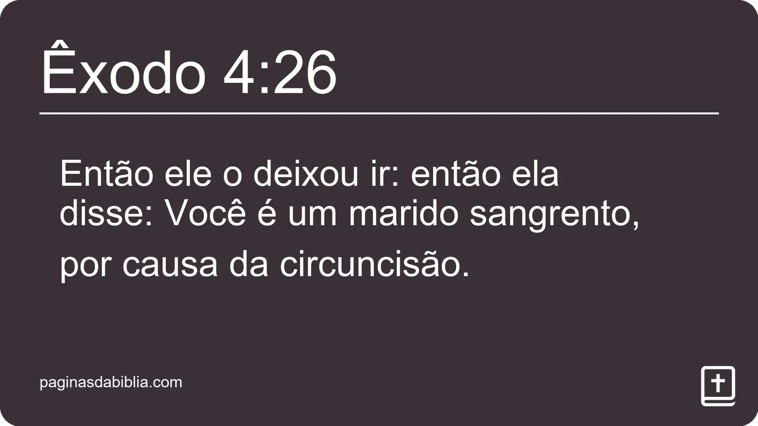 Êxodo 4:26