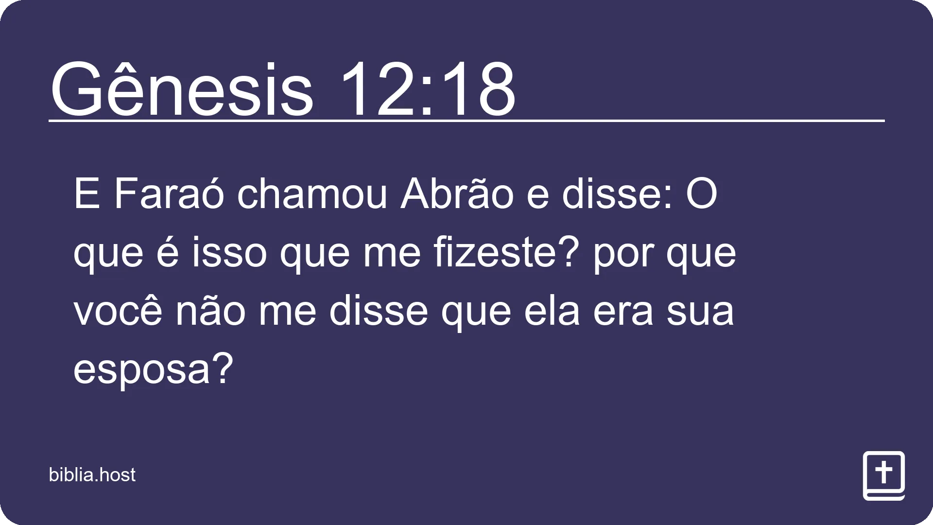 Gênesis 12:18