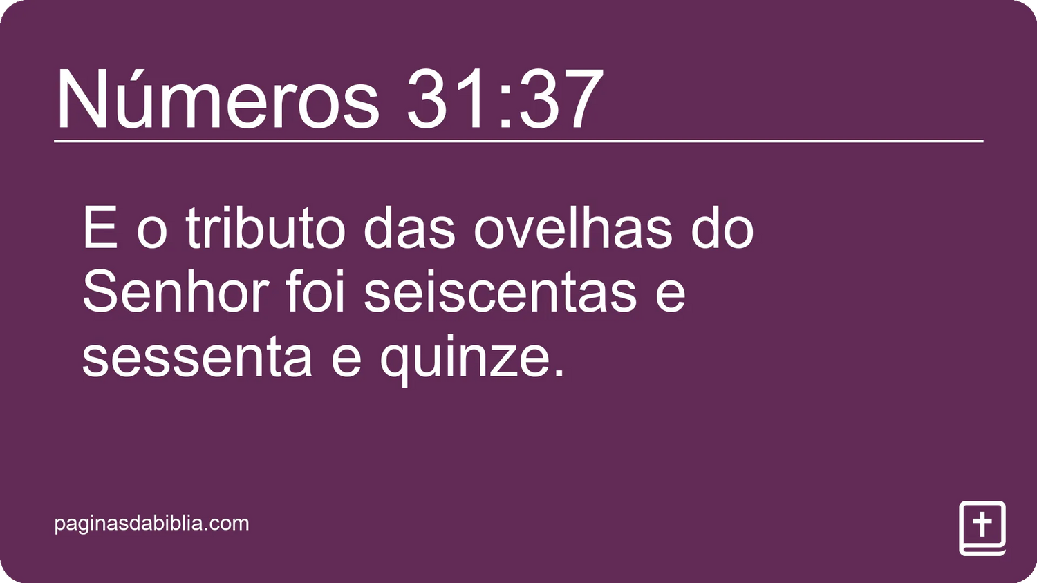 Números 31:37