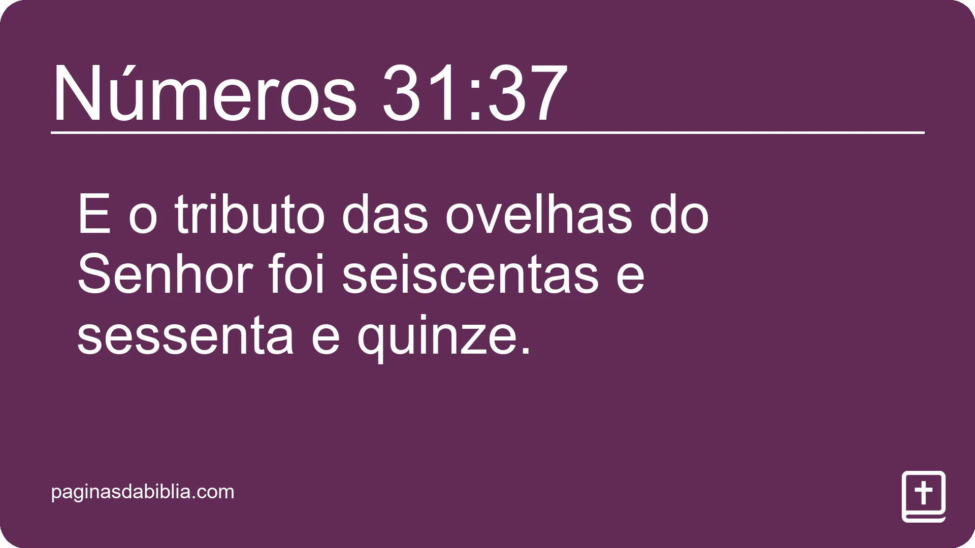 Números 31:37