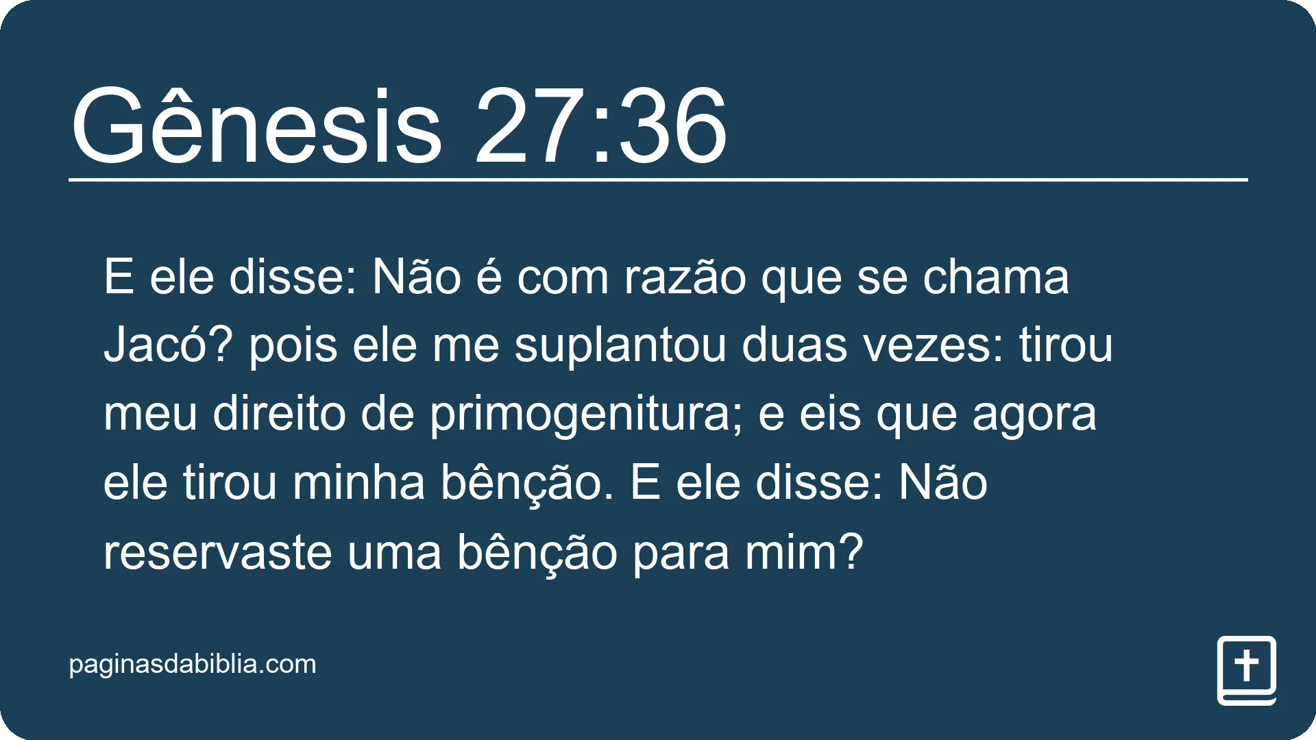 Gênesis 27:36