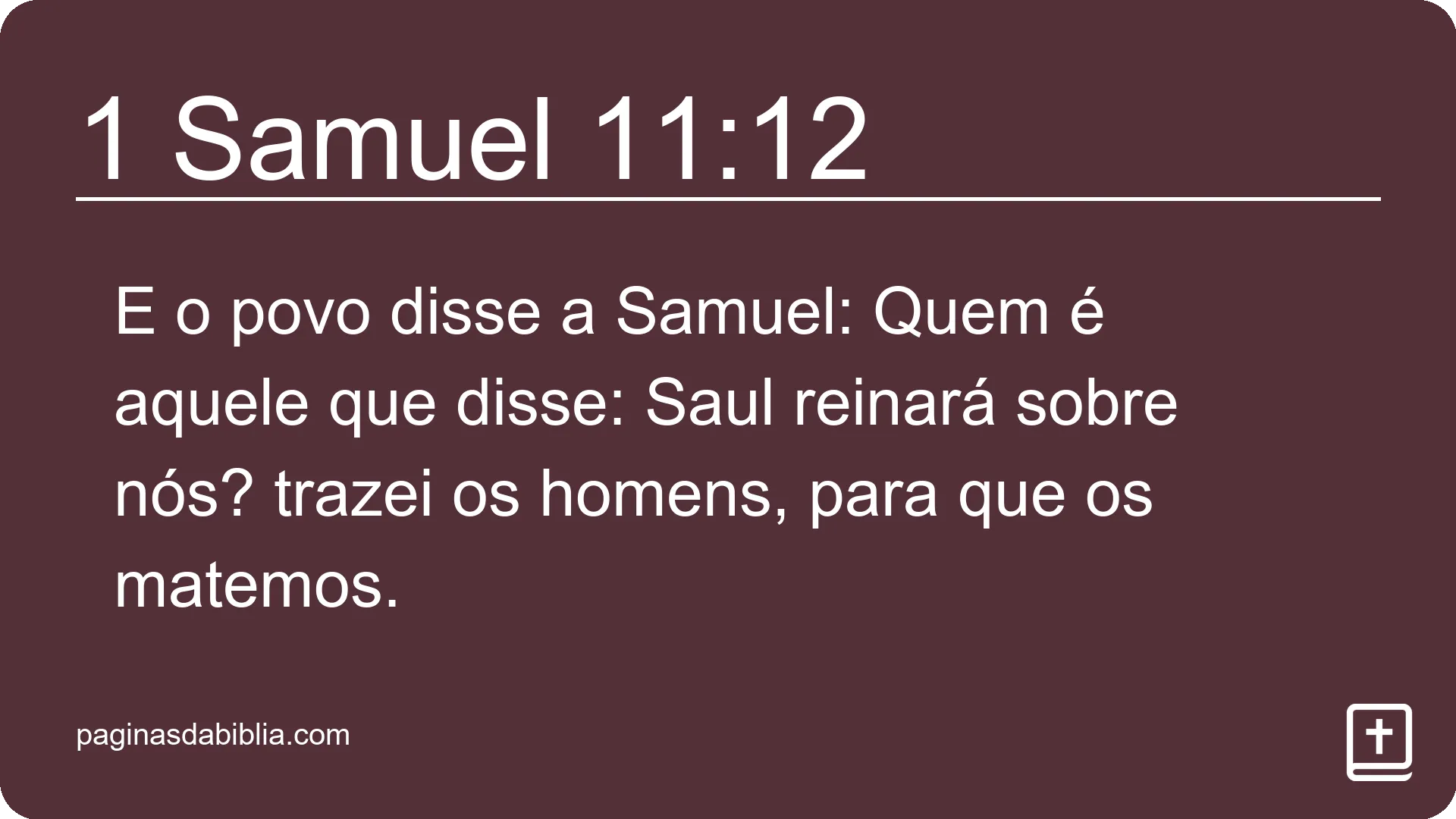 1 Samuel 11:12