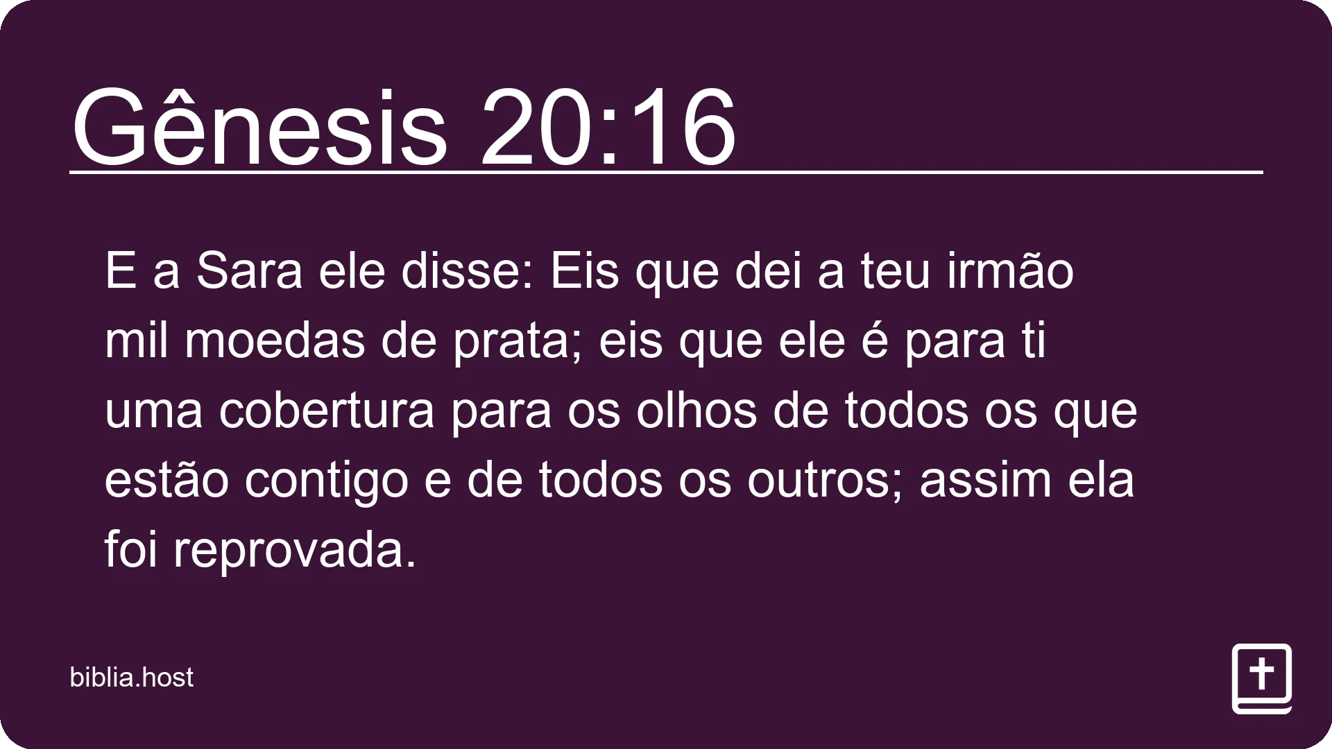 Gênesis 20:16